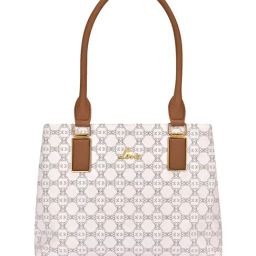 Lavie Zabby White Logo Leather Medium Shoulder Bag-image-27