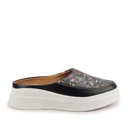 Fausto Women's Black Mule Shoes-image-82