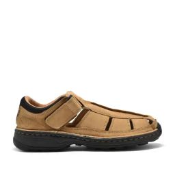 Woodland Men's Camel Fisherman Sandals-image-90