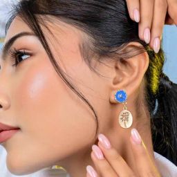 Johori Blue Moon Drop Earring-picture-26