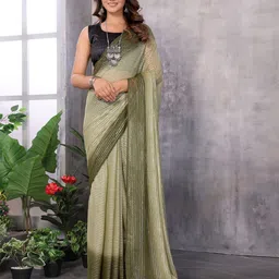 LeeliPeeri Designer Embellished Embroidered Silk Blend Ready to Wear Saree-image-92