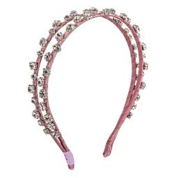 Choko Peach Embellished Hair Band-image-11