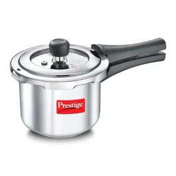 Prestige Silver Stainless Steel 18.5 cm Gas & Induction Compatible Outer Lid Pressure Cooker (1.5 L)-image-73