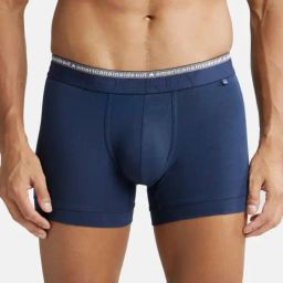 Jockey US60 Men's Super Combed Cotton Elastane Stretch Solid Trunk with Ultrasoft Waistband-image-39