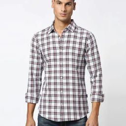 Being Human Multicolor Slim Fit Check Shirt-image-74