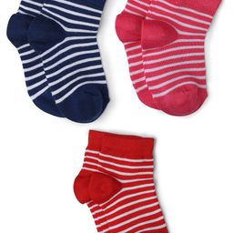Bodycare Girls Assorted Pack of 3 Pairs of Ankle-Length Socks-image-37