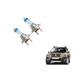 Auto Pearl Sapphire Series H7 Cool Blue Halogen Head Light Bulb (100 W, 12 V, 2 Bulbs) Compatible with Duster-20