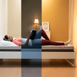 Duroflex Live-in Adapt Grey Foam New Gen Smart Design Flippable Adjustable Single Mattress image 2