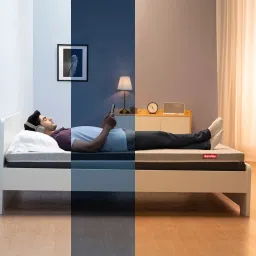 Duroflex Live-in Adapt Grey Foam New Gen Smart Design Flippable Adjustable Single Mattress image 3