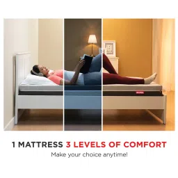 Duroflex Live-in Adapt Grey Foam New Gen Smart Design Flippable Adjustable Single Mattress image 4