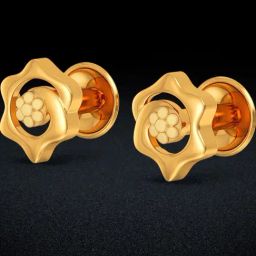 Joyalukkas 22k Floral Flair Gold Stud for Women & Girls-image-54