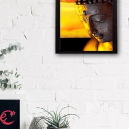 eCraftIndia Multicoloured Lord Buddha UV Wall Art-image-77