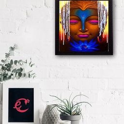 eCraftIndia Multicoloured Lord Buddha UV Wall Art-image-72