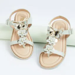 Fame Forever by Lifestyle Girls Green Ankle Strap Sandals-image-86