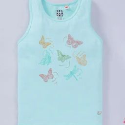 Ed-a-Mamma Kids Blue Cotton Printed T-Shirt-picture-30