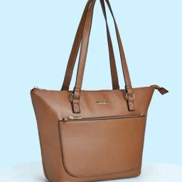 Forever Glam by Pantaloons Tan Medium Tote Bag-image-20