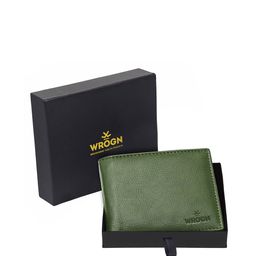 WROGN Men Leather Two Fold Wallet-12