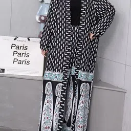 TRENBEE Printed Top With Palazzo Co-Ords-image-4