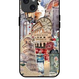 QRIOH Quirky Printed iPhone 15 Plus Back Case Mobile Accessories-image-81
