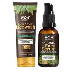 WOW SKIN SCIENCE Ultimate Anti-Acne Kit - Neem & Tea Tree Face Wash & Face Serum-22