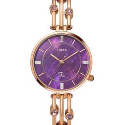 Timex Women Brass Dial & Straps Analogue Watch TWEL16005-image-27