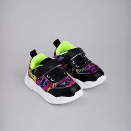 Hopscotch Boys Multi Solid Smart Casual Round Toe Comfort Insole Lace-Ups Athletic Shoes-picture-24