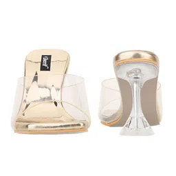 Sherrif Shoes Open Toe Block Heels image 2