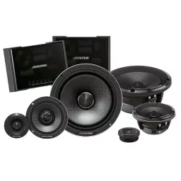 Alpine Status 300 W 6.5 inch 3-Way Component Speaker System Black, HDZ-653S-19