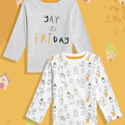 mothercare Infants Pack Of 2 Printed Pure Cotton T-Shirt-picture-42