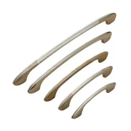 DECORE 319 288 mm Zinc Alloy Chrome and TT Finish Cabinet Pull Handle-image-25