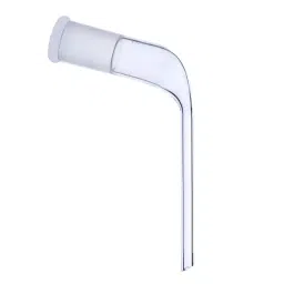 ABGIL ABG275 Borosilicate Glass Receiver Plain Bend Long Delivery Adapter Socket (B-55)-1