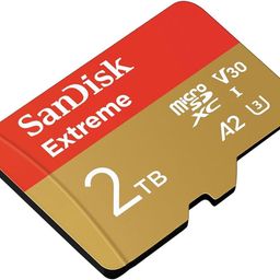 SanDisk Extreme® 2TB microSDXC™ UHS-I, 240MB/s Read, 140MB/s Write Memory Card for 4K Video on Smartphones, Action Cams and Drones image 2