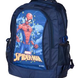 Kuber Industries Marvel The Spider-Man School Bags  Kids School Bags  Student Bookbag  Travel Backpack  School Bag for Girls & Boys  School Bag with 3 Compartments  Navy Blue Height 16.9 Inch-image-37