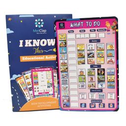 Metclap WHAT TO DO  Daily Routine Chart for Kids- Multicolor image 2