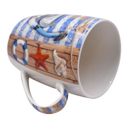 Kookee Printed Ceramic Coffee or Tea Mug with handle - 325ml (BPM3030-G-A) image 4