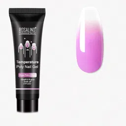 ROSALIND UV & LED Soak-Off Temperature Poly Nail Extension Gel 15 ml - Rose Pink-Clear-109