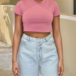 Stylecast X Hersheinbox Crop Fitted Top image 3