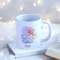 FNP Multicolor Ceramic Personalised Sagittarius Zodiac Mug (325ml)-image-41
