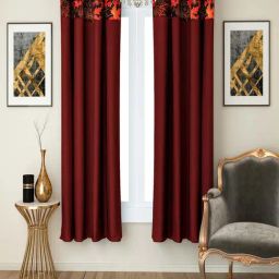 Swayam PNP Blackout Eyelet Window Curtain - Single Piece (5 Ft)-35
