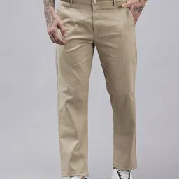 U.S. Polo Assn. Men Micro Ditsy Printed Riley Straight Fit Chinos Trousers-image-11