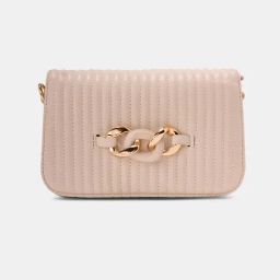 Forever Glam by Pantaloons Off white Quilted Cross Body Bag-picture-20