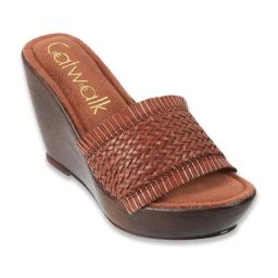 Catwalk Women's Brown Casual Wedges-image-48