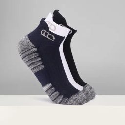 Ajile by Pantaloons Multicolor Cotton Color Block Socks Pack of 3-9
