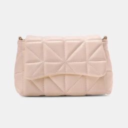 Forever Glam by Pantaloons Ecru Quilted Cross Body Bag-picture-19