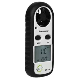 ACETEQ Anemometer Black and White for Laboratories, GM-816-30