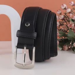 Aditi Wasan CORE 24 Black Leather Formal Belt for Men-1