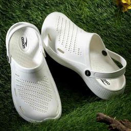 Asian Men's Off White Back Strap Clogs-image-56