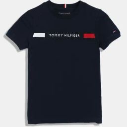 Tommy Hilfiger Dark Night Navy Logo Regular Fit T-Shirt-picture-34