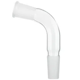 ABGIL ABG438 Borosilicate Glass Receiver Distillation Bent Adapter - Socket (B- 24) Cone (B- 24)-image-38