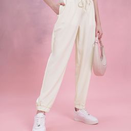 DressBerry Women Textured Joggers-image-89